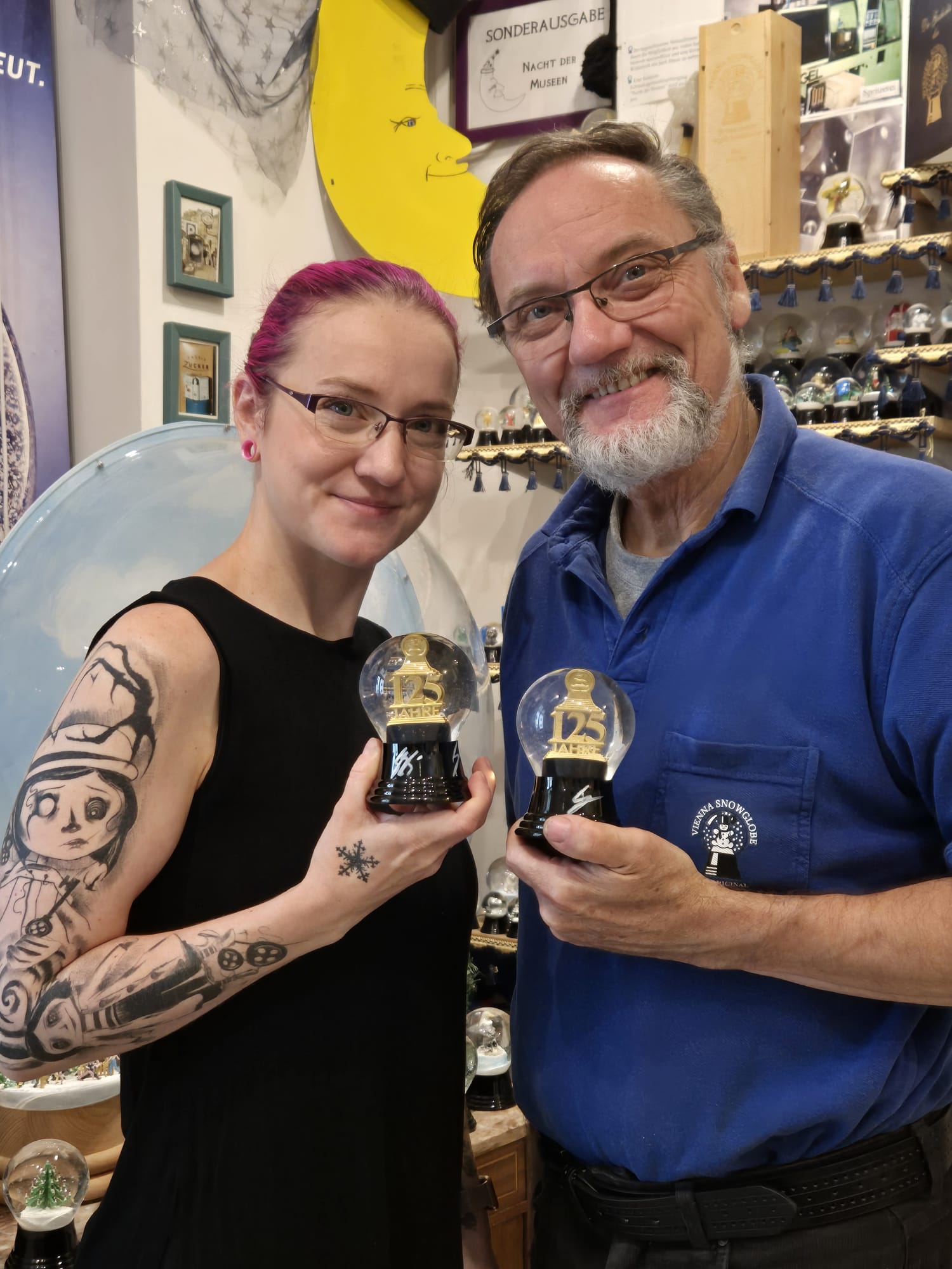 Picture of Current Owner With Her Father